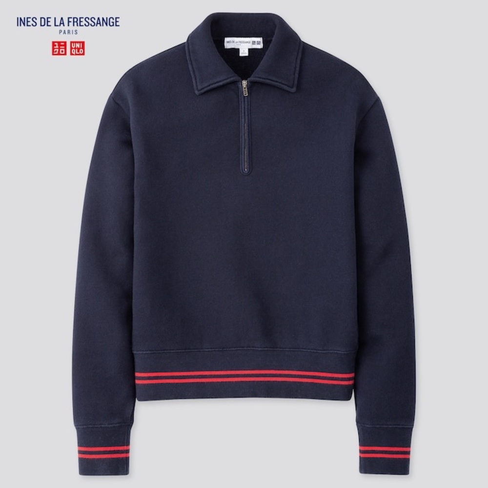Uniqlo Ines de la Fressange 1/2 zip sweatshirt